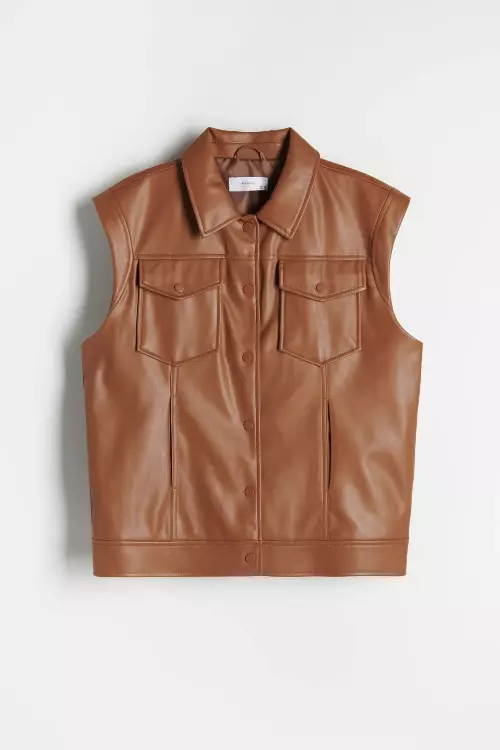 Vestă din imitație de piele, Reserved, 169,99 lei