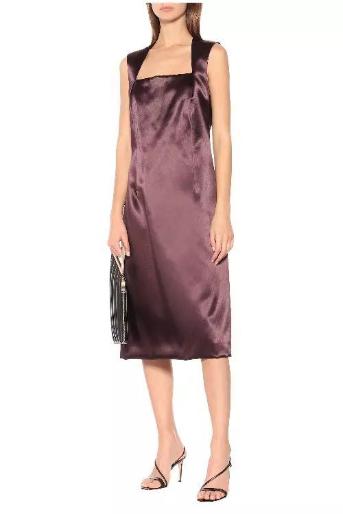 Rochie din satin, Bottega Veneta, 1700 euro, mytheresacom