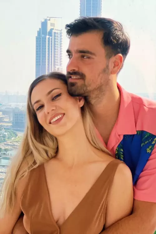 Liviu Teodorescu și soția lui, Iulia