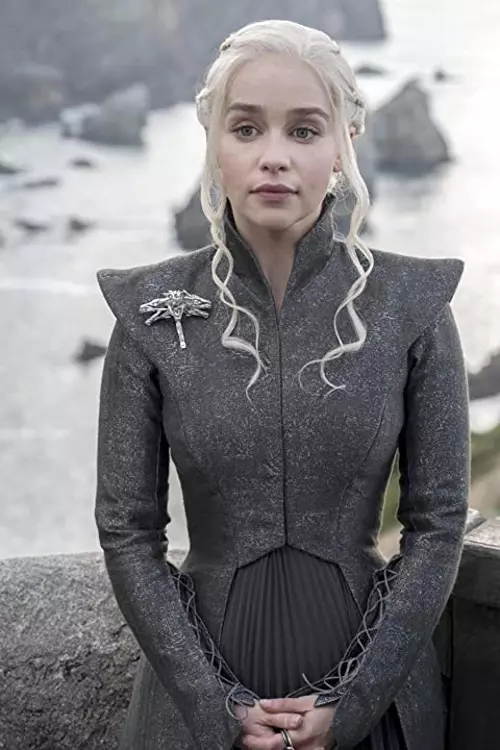 10. Emilia Clarke - Daenerys Targaryen în Game Of Thrones
