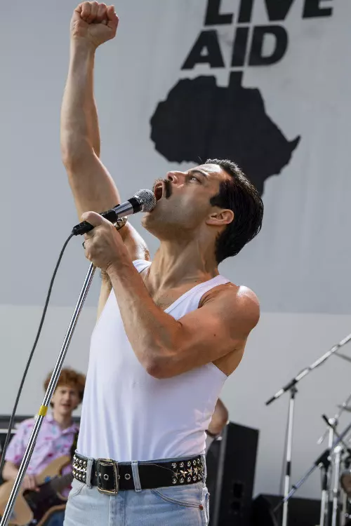 7. Rami Malek - Freddie Mercury în Bohemian Rhapsody (2018)