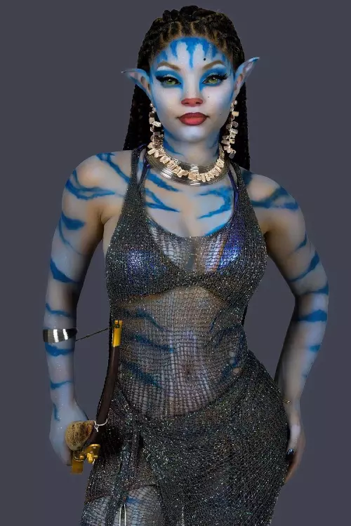 2. Halle Bailey în Neytiri din Avatar