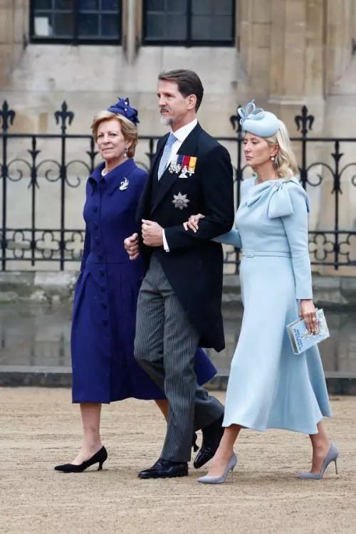 13. Regina Anne-Marie, Prințul Pavlos și Prințesa Marie-Chantal a Greciei