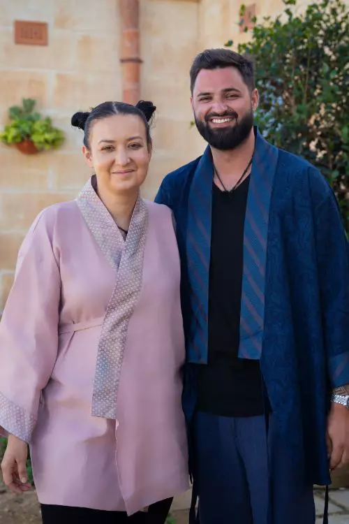 5. Chef Roxana Blenche și soțul ei, Cătălin