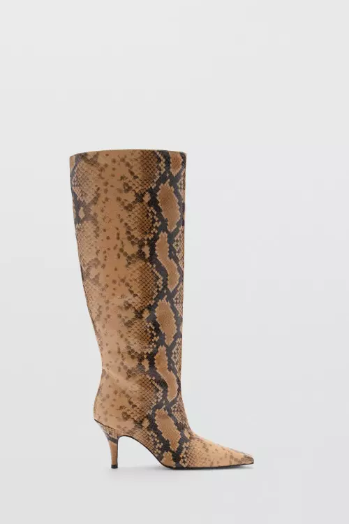 Cizme din piele, Mango, 999,99 lei