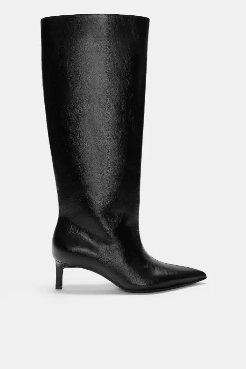 Cizme din poliuretan, Pull and Bear, 279,90 lei