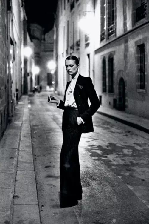 Le Smoking, Yves Saint Laurent, Helmut Newton