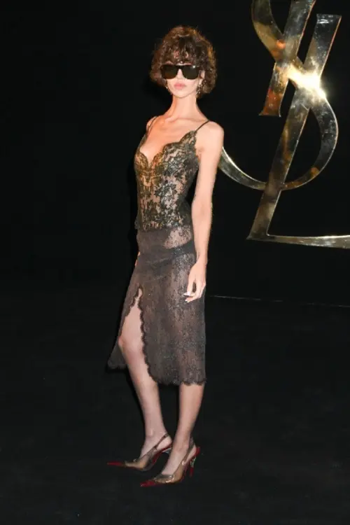 Nadia Lee Cohen la Saint Laurent
