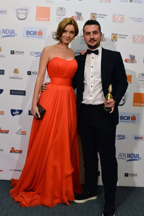 Diana Dumitrescu (rochie Ana Radu) si Ducu Ion
