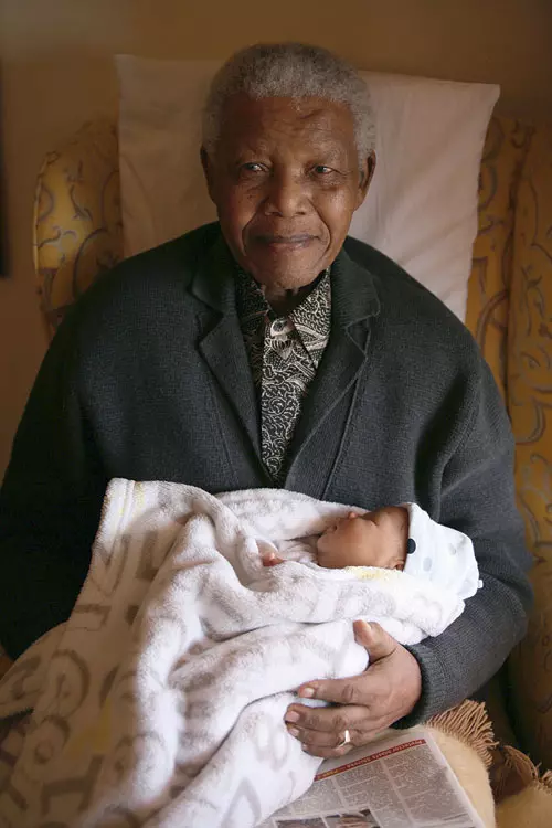 La botezul stranepotului si mostenitorului familiei regale Mandela