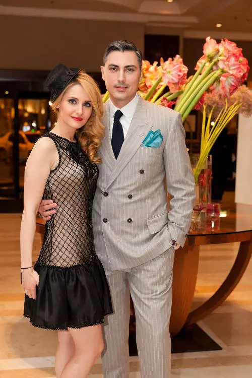 Alexandru Ciucu si sotia lui, Alina Sorescu