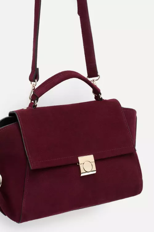 Geanta din piele, Zara, 299,90 lei