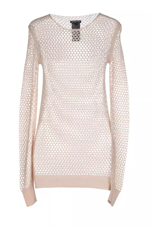Bluza din plasa de bumbac, Ann Demeulemeester, 247 euro, www.yoox.com