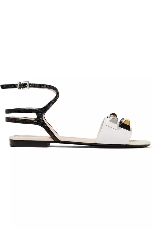 Sandale din piele, Fendi, 3.000 lei, magazinul Mengotti