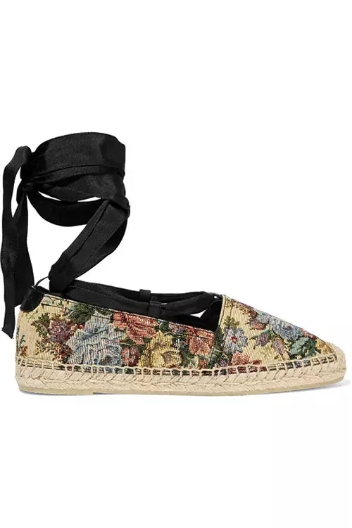 Espadrile din material textil, Saint Laurent, 1.800 lei, magazinul Mengotti