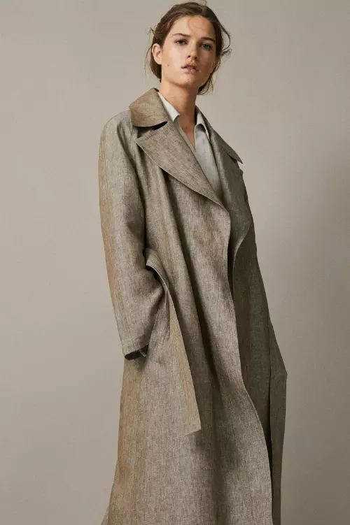 Trenci din in, Massimo Dutti, 899 lei