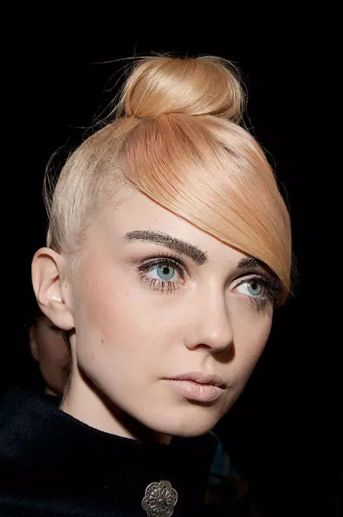 Tendinte coafura toamna iarna 2012: Coc stylish