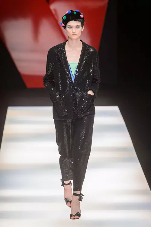 Giorgio Armani colecția primăvară-vară 2018 (69)