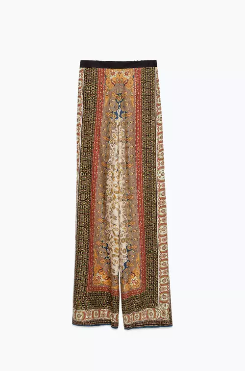 Pantaloni din matase, Zara, 169,90 lei