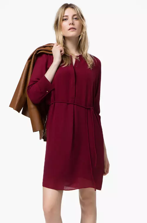 Rochie cu maneca lunga, Massimo Dutti, 199 lei