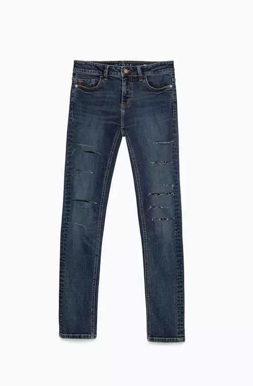 Pantaloni din denim, Zara, 129,90 lei