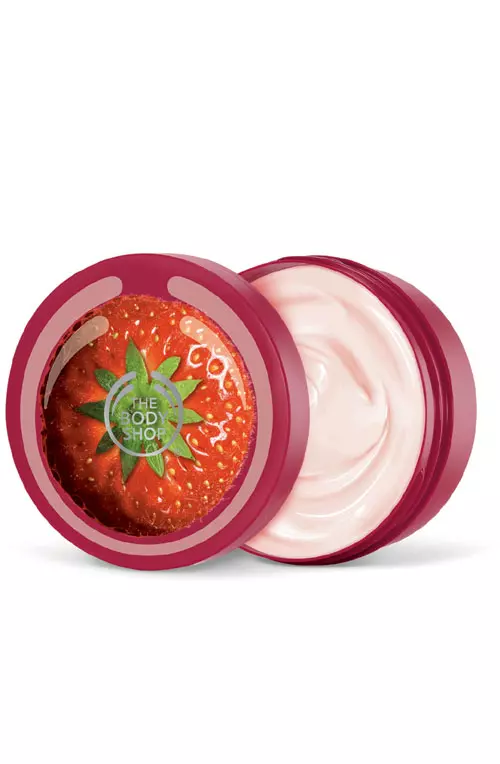 Unt de corp Strawberry, The Body Shop, 63 lei.