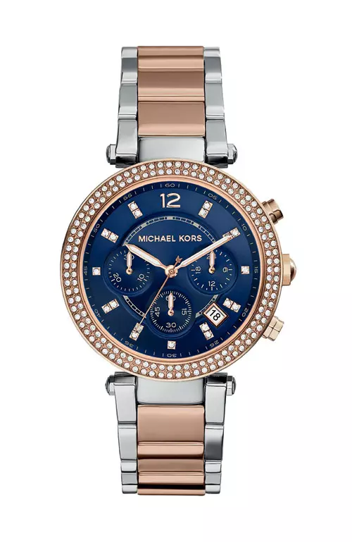 Ceas cu cadran metalic, Michael Kors, 1.255,99 lei, magazinele Splend’Or, Be in Time si B&B Collection