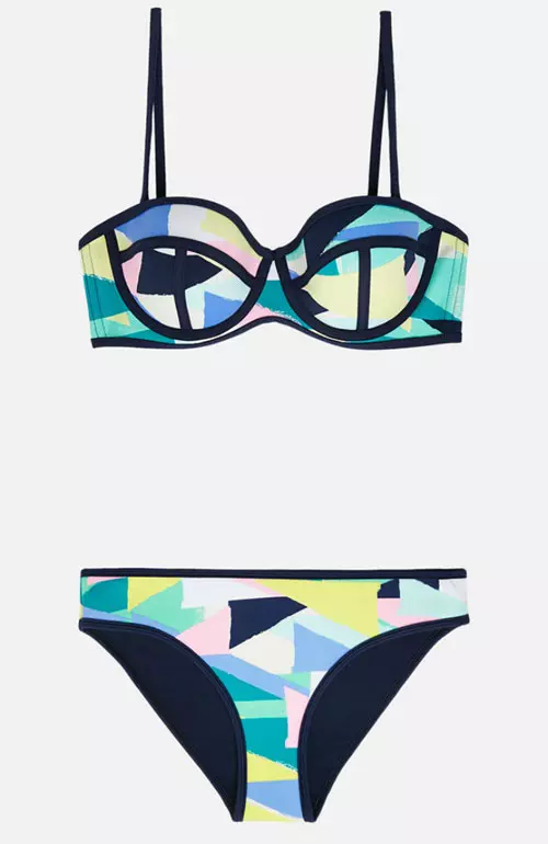 Costum de baie, Oysho, sutien, 99,9 lei si slip 69,9 lei