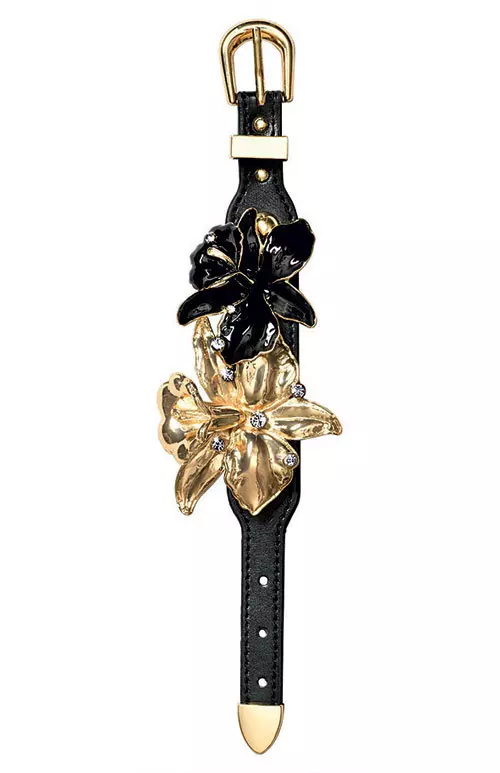 Bratara din piele cu aplicatii metalice, Versace for H&M, 129 lei