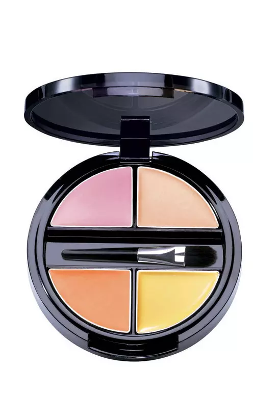Avon, Jillian Dempsey, o paleta pentru corectarea imperfec-tiunilor cu patru nuante si care se pot folosi indivi-dual sau se pot combina, 19,99 lei.