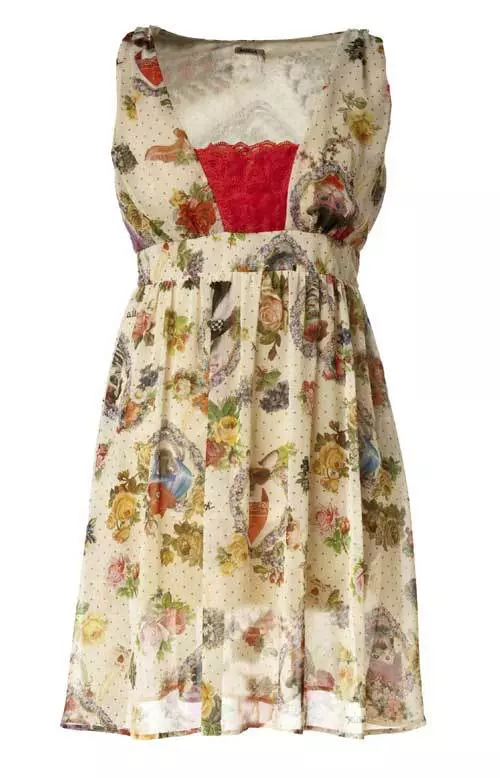 Rochie din bumbac, cu detalii din dantela, Killah, 499 lei