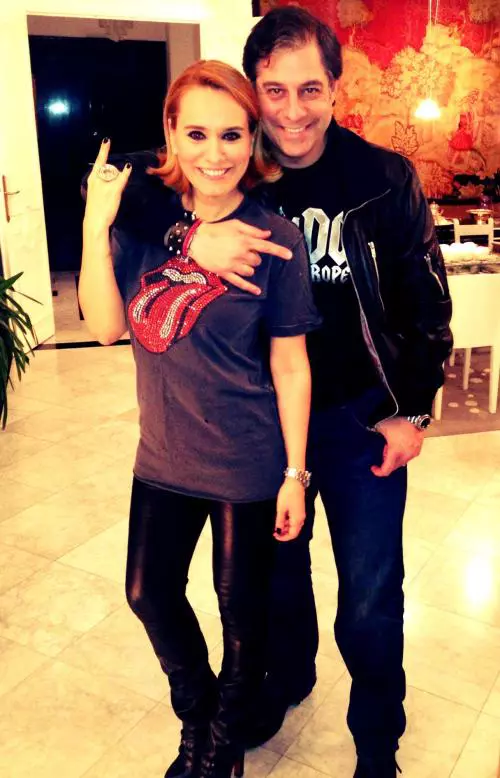 Andreea, alături de soțul ei, Alexandre Eram