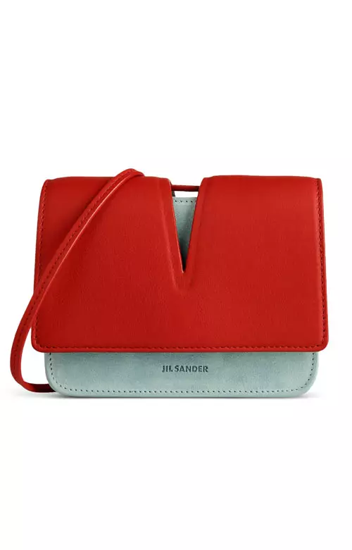Geanta din piele, Jil Sander, 575 euro, www.thecorner.com