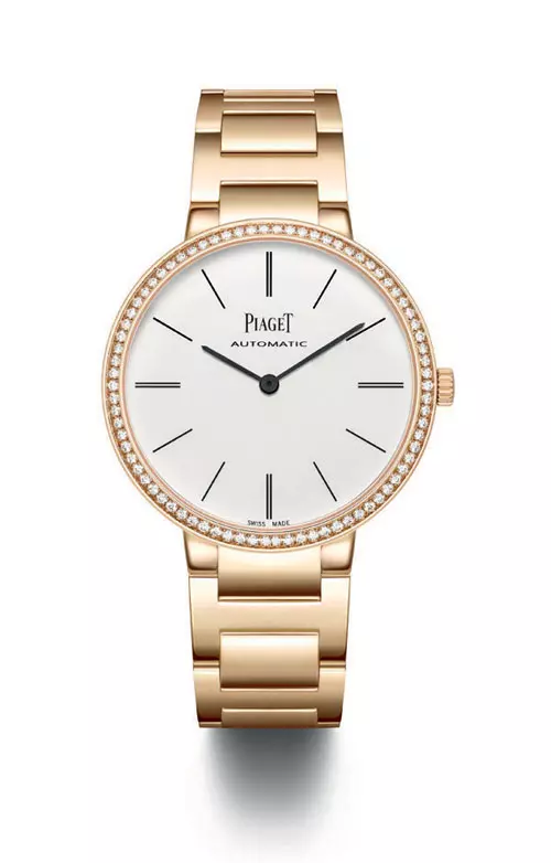 Ceas cu cadran din aur si diamante, Piaget, 38.900 euro, magazinul Helvetansa