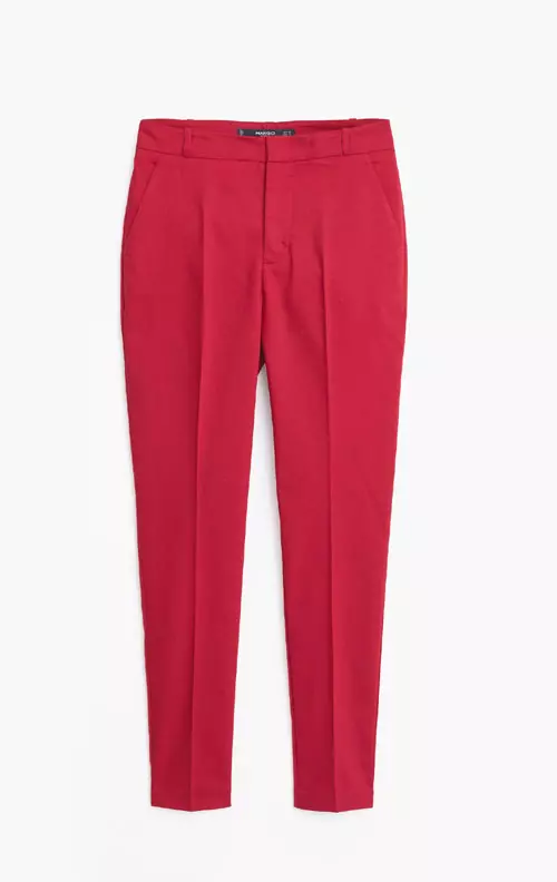 Pantaloni din bumbac, Mango, 79, 90 lei