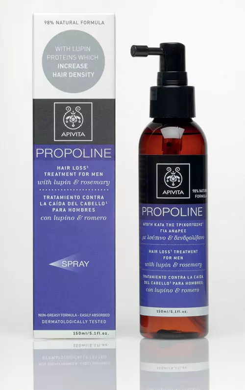 Hair Loss 1 Treatment for Men Propoline, Apivita, 128,99 lei.