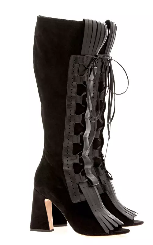 Cizme din piele velur, Musette, cu pretul la cerere