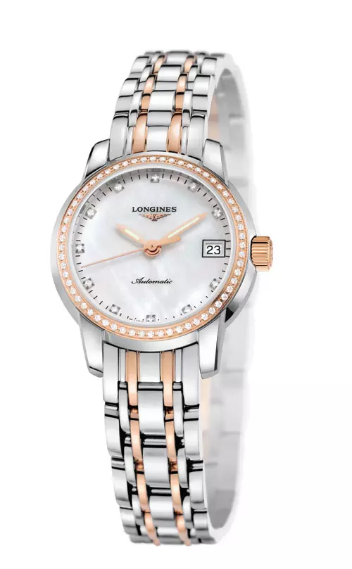 Ceas cu cadran din aur, Longines Saint- Imier, 16.590 lei, magazinele Galt Orologerie Elvetiana