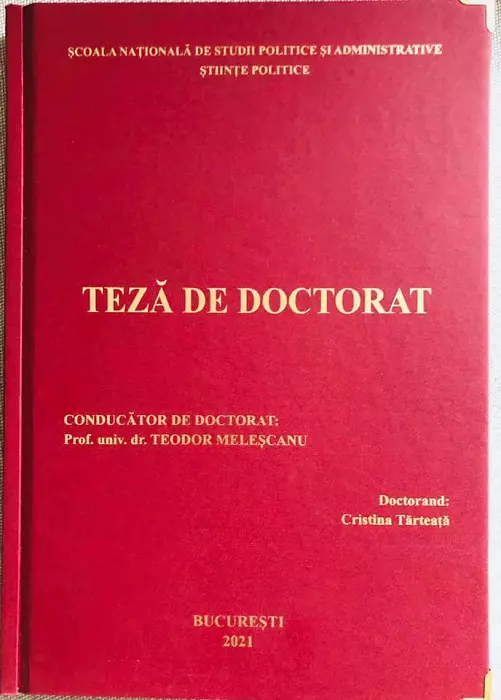 cristina tarteata teza