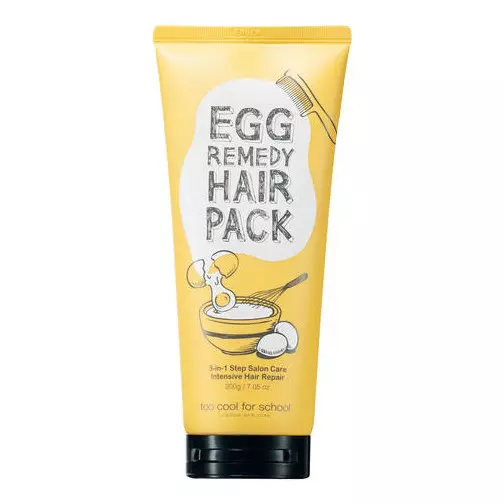 Mască nutritivă pentru păr, Too Cool For School, Egg Remedy Hair Pack, 109 lei, disponibilă Sephora