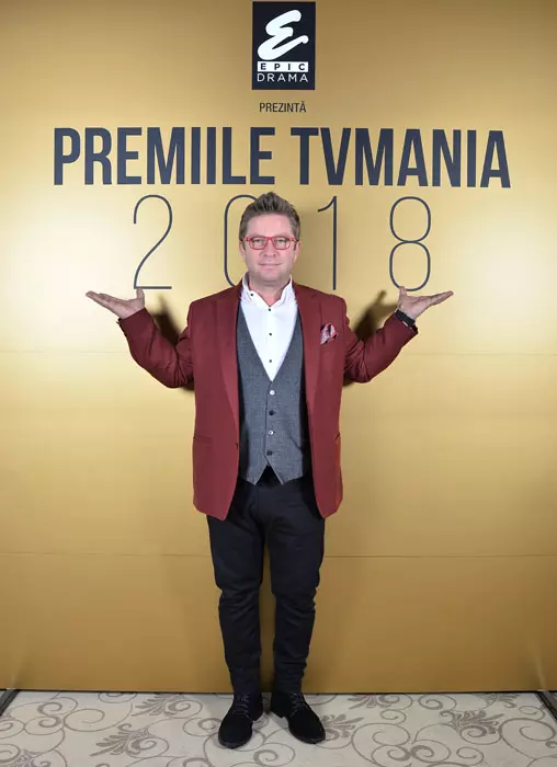 Pavel Bartoș la Premiile TVmania 2018