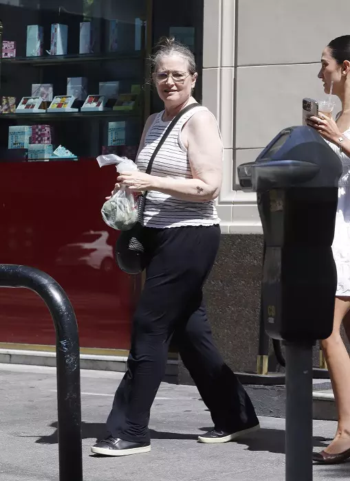 EXCLUSIVE: Bridget Fonda is Spotted Out to Lunch in Los Angeles