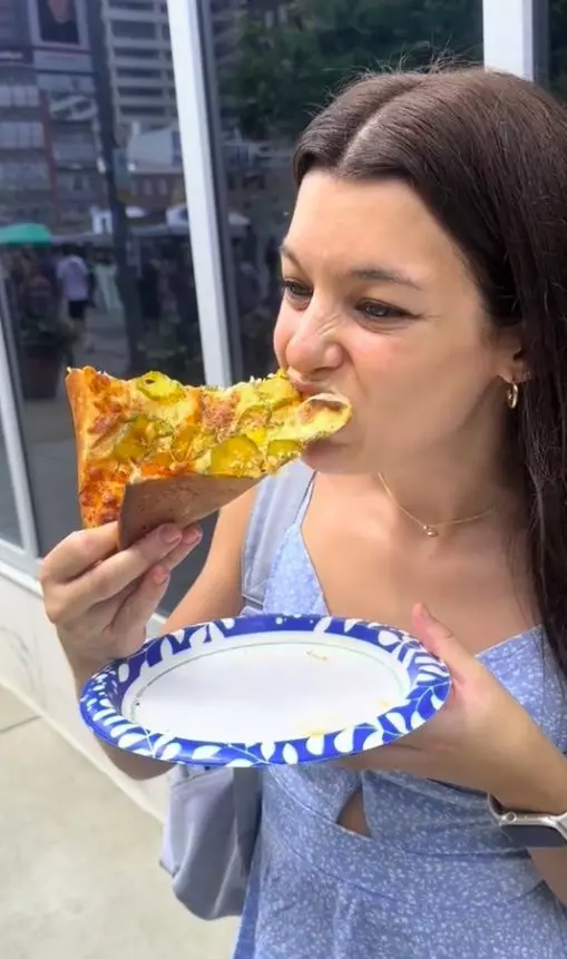 ‘I developed bizarre allergy from pizza – my face swelled so much I could barely see’