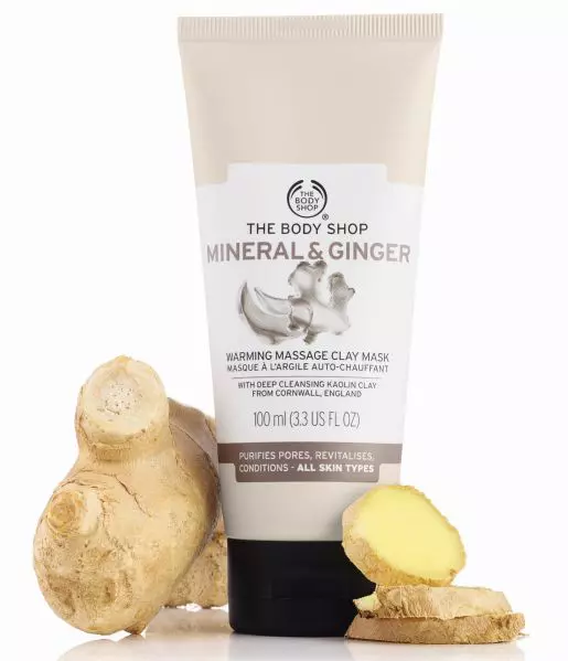 Mască de curățare, The Body Shop, Warming Mineral Mask, 55 lei