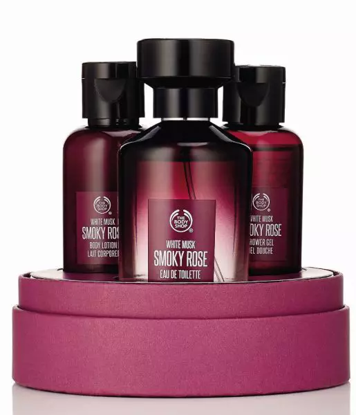 Set, The Body Shop, White Musk Smoky Rose, 165 lei