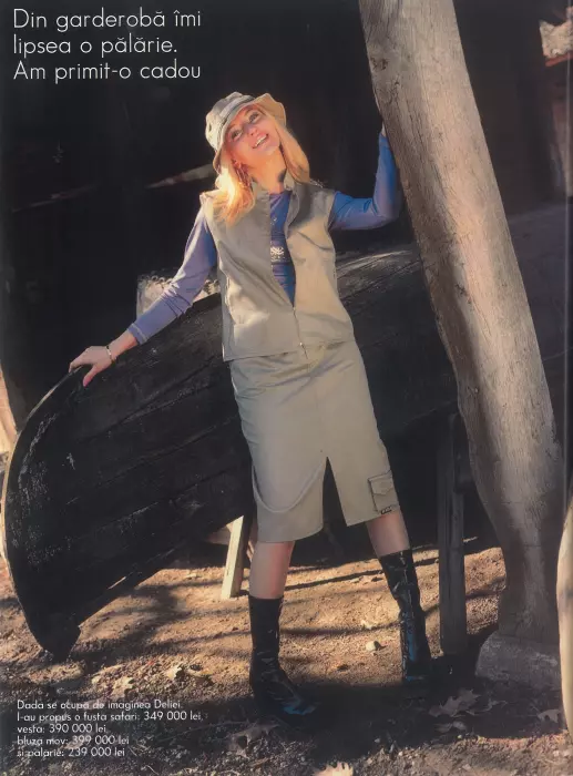 Delia - pictorial de moda in 2001
