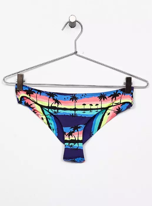 Slip de baie cu imprimeu, Bershka, 49,90 lei