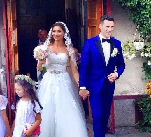 Adrian Nartea si sotia sa