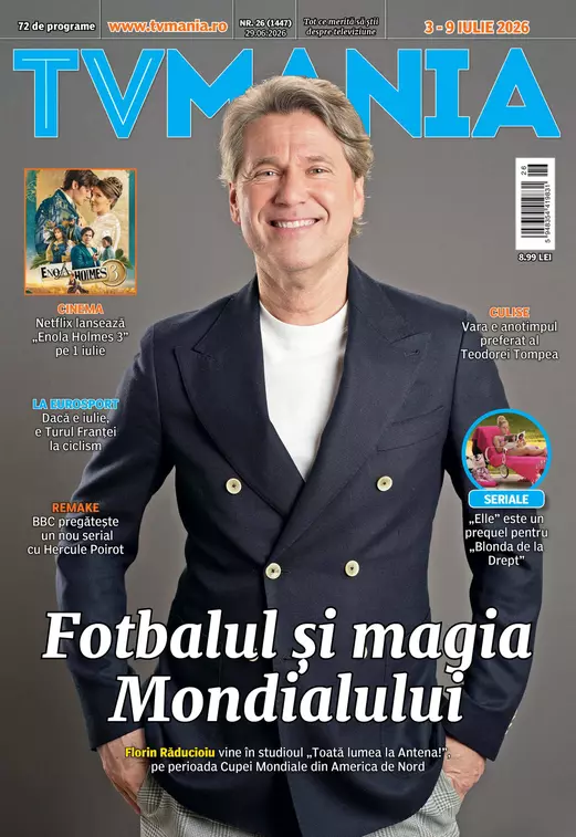 A apărut noul număr TVmania! Florin Răducioiu aduce magia Mondialului pe coperta noii ediții