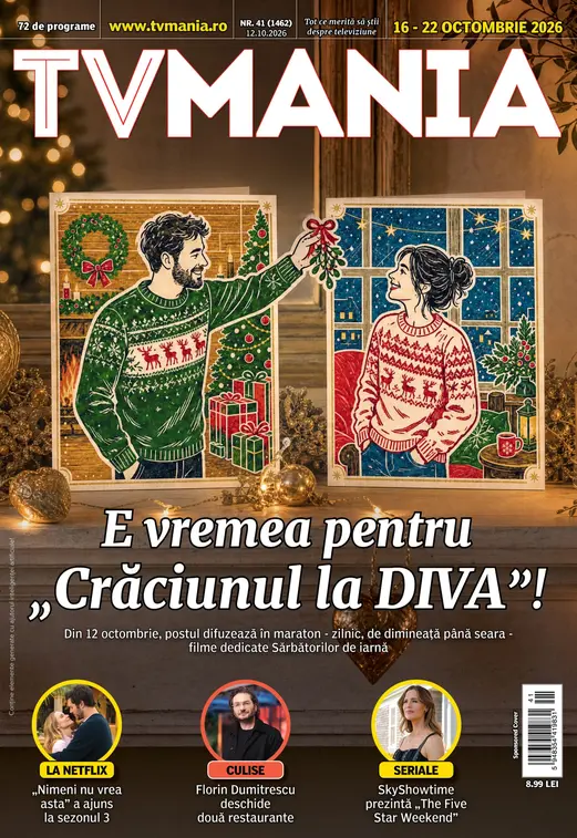 A apărut revista TVmania nr. 41! „Crăciunul la DIVA”, Florin Dumitrescu și recomandările TV
